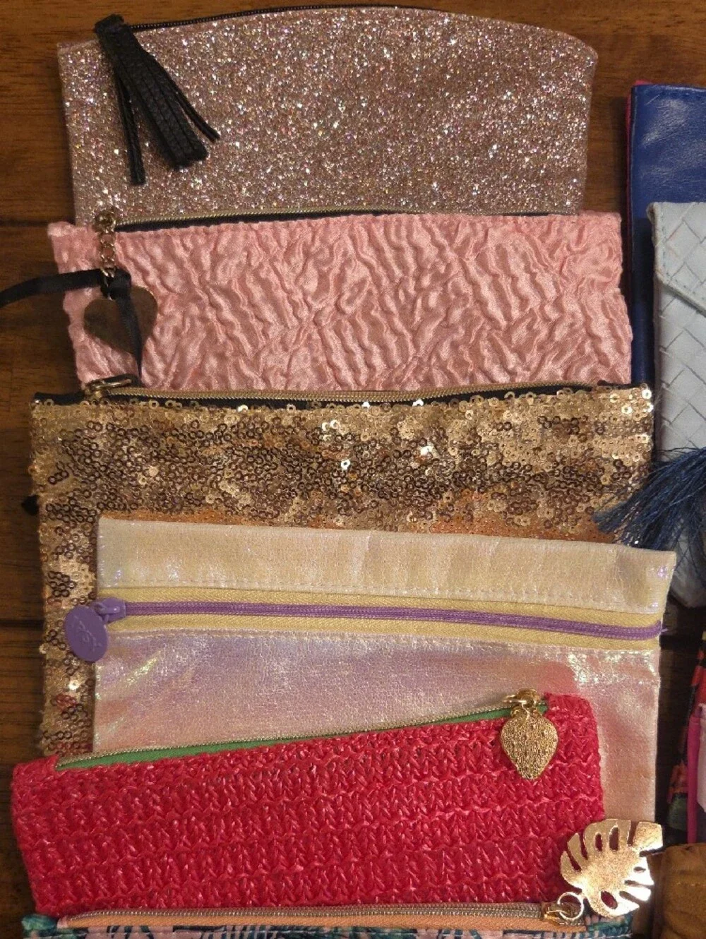 Ipsy Bundle Of 14 Makeup Bags.